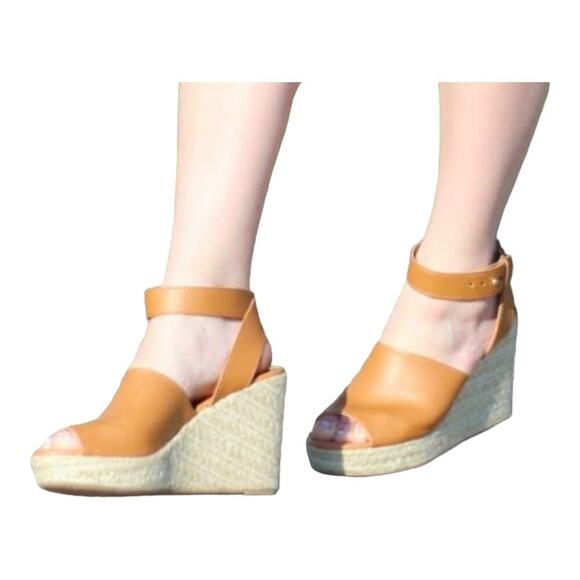 Montego Bay‎ Club Serafina High Wedge Ankle Strap Sandals - Picture 2 of 10